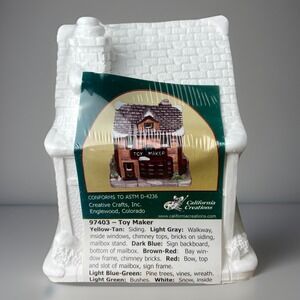 California Creations TOY MAKER 97403 Holiday Village Creative Crafts NEW